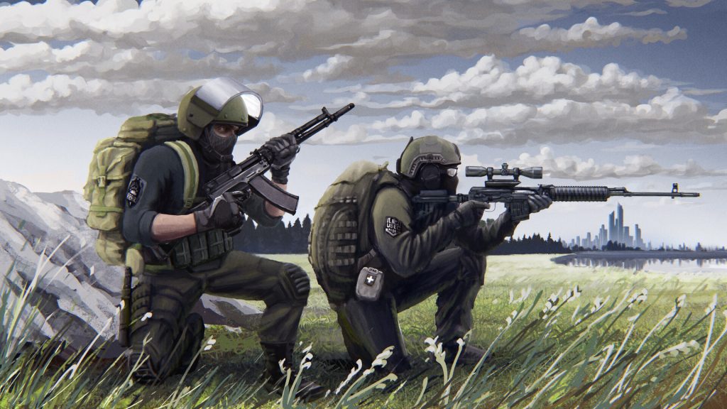 2 soldiers - EFT Wallpaper